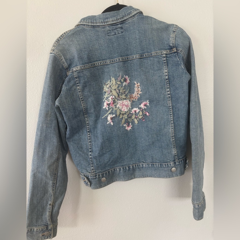 Embroidered Denim Jacket - Picture 2 of 4